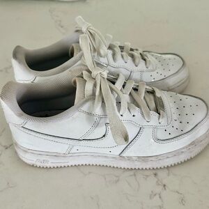 White Nike Air Force 1 Sneakers